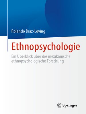 cover image of Ethnopsychologie